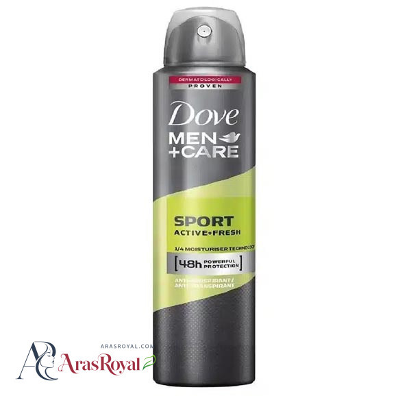 اسپری ضد تعریق مردانه داو Dove مدل Sport Active Fresh حجم 250 میل