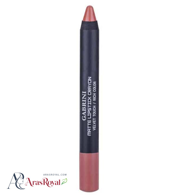 رژ لب مدادی مات گابرینی Gabrini مدل Velvet Touch شماره 06