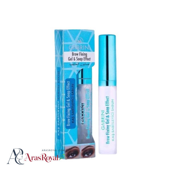 ژل و صابون ابرو گابرینی GABRINI مدل بدون سفیدک و حاوی تقویت کننده حجم 8 میل