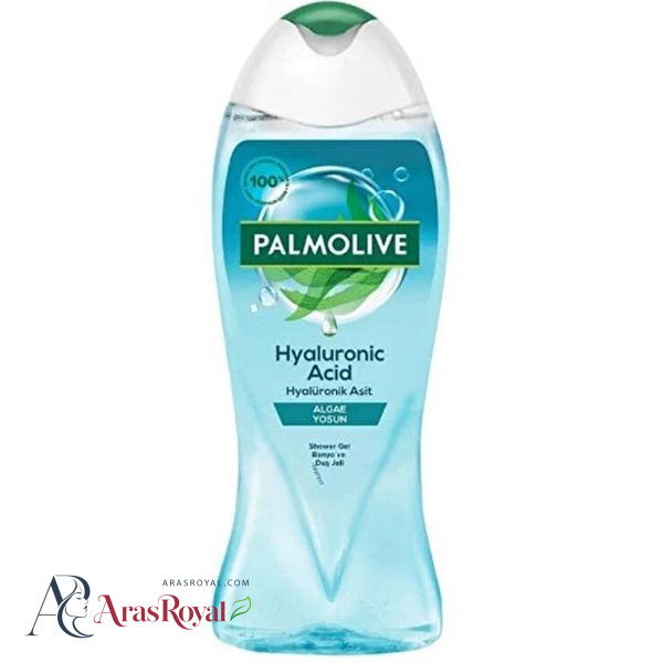 شامپو بدن پالمولیو Palmolive حاوی هیالورونیک اسید و عصاره آلوئه ورا حجم 500 میل
