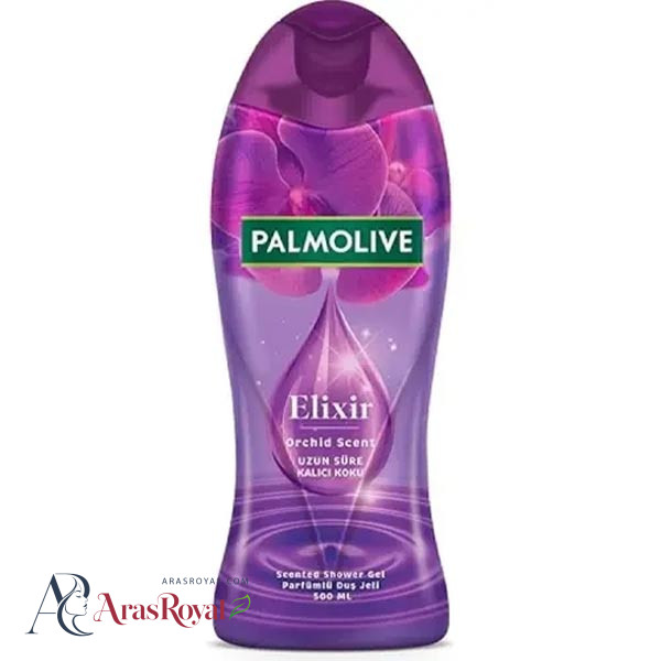 شامپو بدن هلندی پالمولیو Palmolive مدل Elixir عصاره ارکیده حجم 500 میل