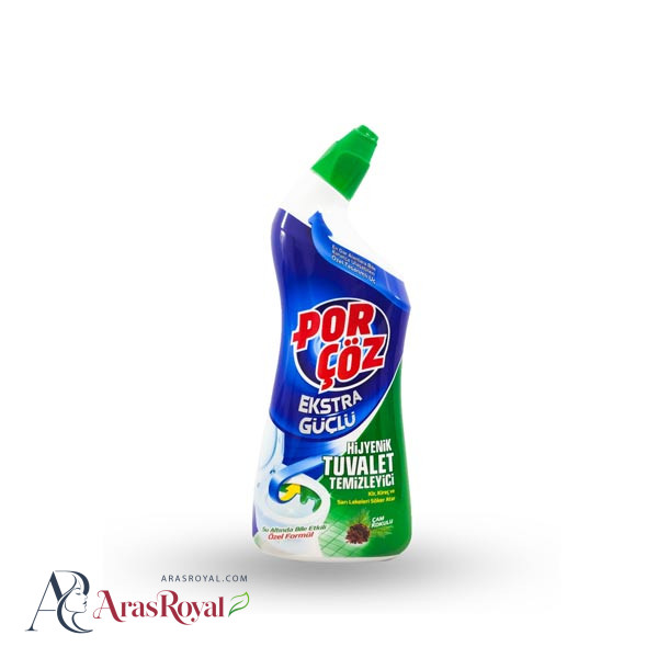مایع تمیز کننده و جرم گیر سرویس بهداشتی پورچوز POR COZ مدل EKSTRA GUCLU حجم 750 میل