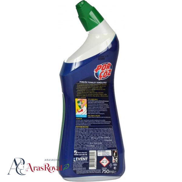 مایع تمیز کننده و جرم گیر سرویس بهداشتی پورچوز POR COZ مدل EKSTRA GUCLU حجم 750 میل