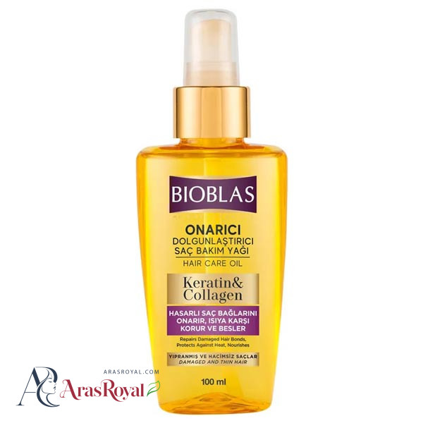 روغن کراتین و کلاژن بیوبلاس BIOBLAS حجم 100 میل
