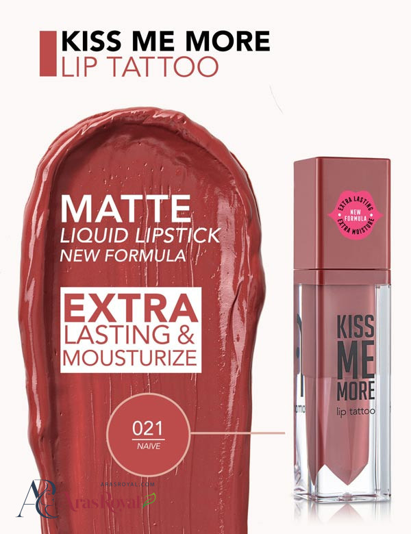 رژ لب مایع مات فلورمار Flormar مدل Kiss Me More شماره 021