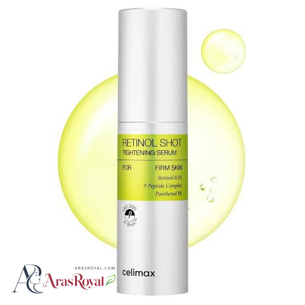 سرم رتینول شات ضد چروک صورت سلیمکس Celimax حجم 30 میل