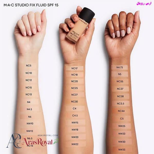 کرم پودر مک MAC مدل Studio Fix شماره NC30 حجم 30 میل
