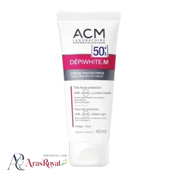 ضد آفتاب ای سی ام ACM مدل Depiwhite حاوی ضد لک و روشن کننده حجم 40 میل