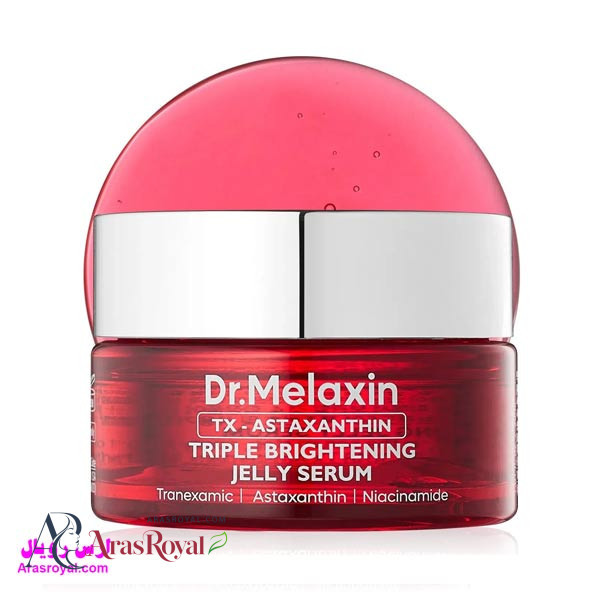 سرم ژل ضد لک صورت دکتر ملاکسین Dr.Melaxin مدل Triple Brightening Jelly Serum حجم 30 میل