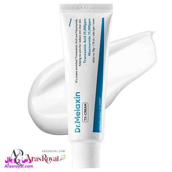 کرم ضدلک و روشن کننده حاوی ترانگزامیک اسید دکتر ملاکسین Dr.Melaxin مدل TX-Cream حجم 50 میل