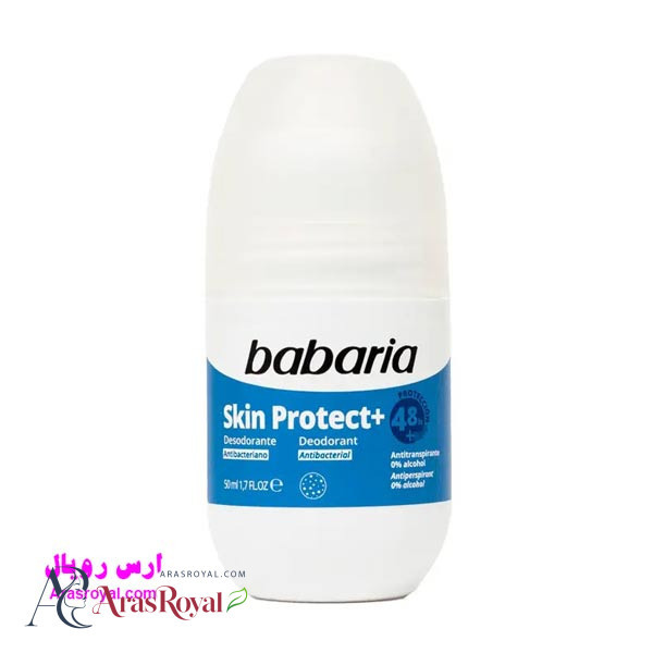مام رولی ضد تعریق باباریا babaria مدل +Skin Protect حجم 50 میل