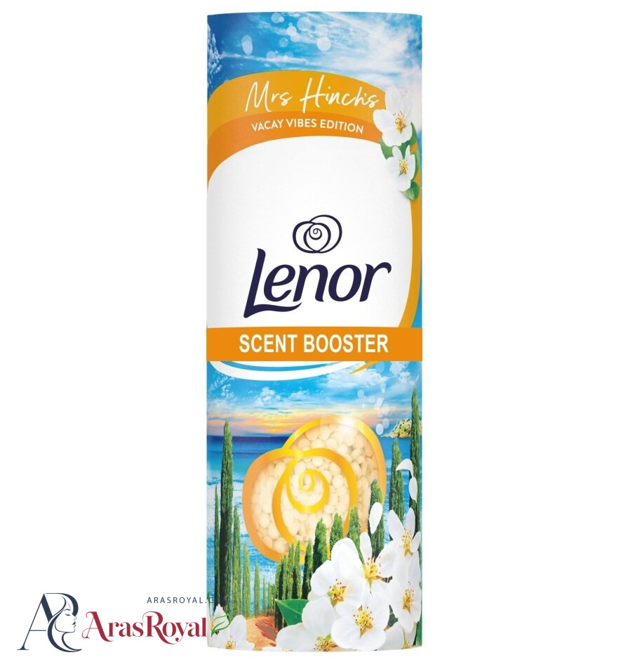 دانه های خوشبو کننده لباس لنور Lenor رایحه Orange Blossom And Coastal Cypress (شکوفه پرتقال) حجم 176 گرمی