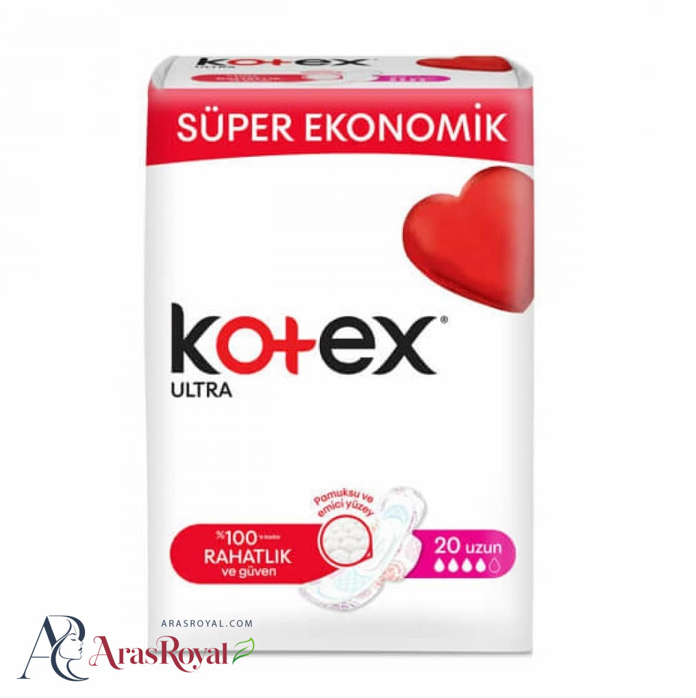 نوار بهداشتی کوتکس Kotex مدل Ultra بلند بسته 16 عددی
