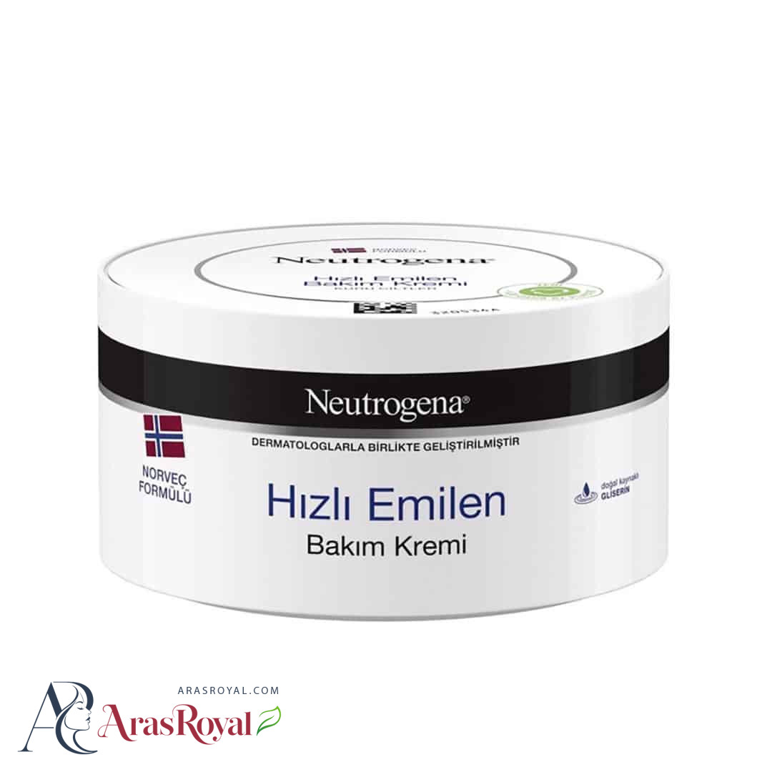 کرم دست و صورت نوتروژینا Neutrogena جذب سریع پوست خشک حجم 200 میل