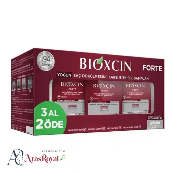 پک 3 عددی شامپو بیوکسین فورت BIOXCIN FORT مدل حجم 300 میل