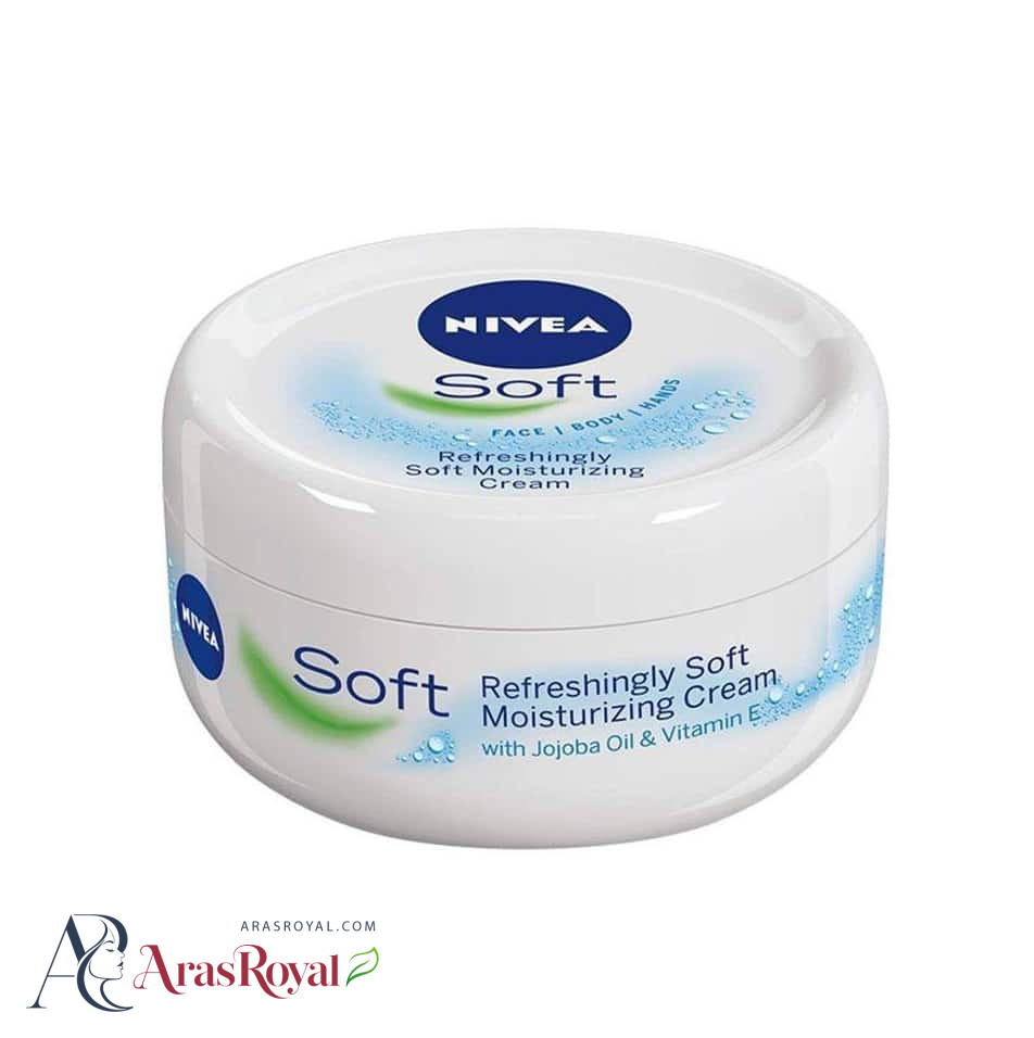 کرم نیوا سافت تیوپی Nivea Soft دست و صورت و بدن حجم 300 میل
