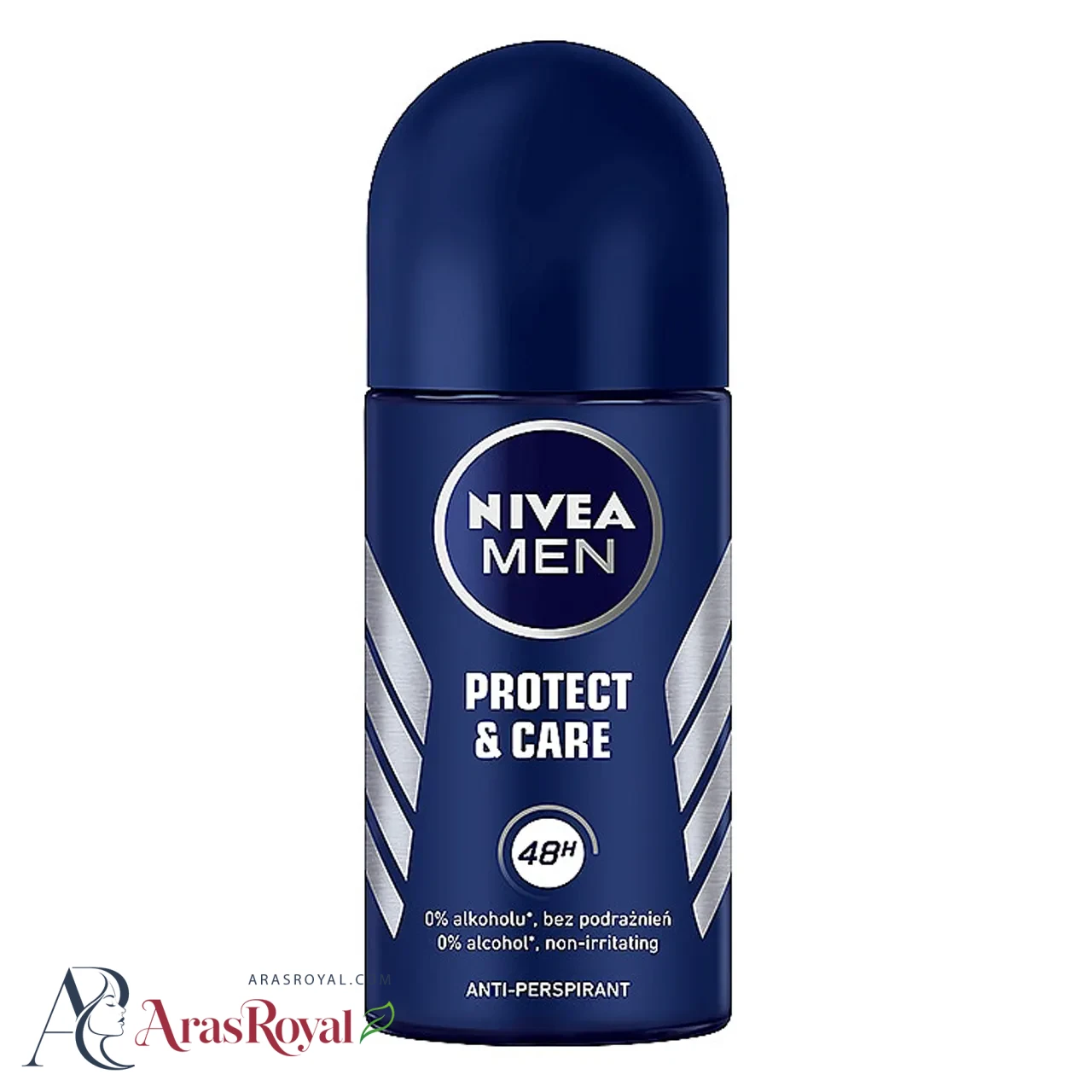 مام رولی مردانه نیوا Nivea مدل Protect & Care حجم 50 میل