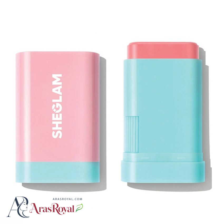 رژ گونه استیکی شیگلم Sheglam سری Glass Glow رنگ Pink Lemonada وزن 15 گرم