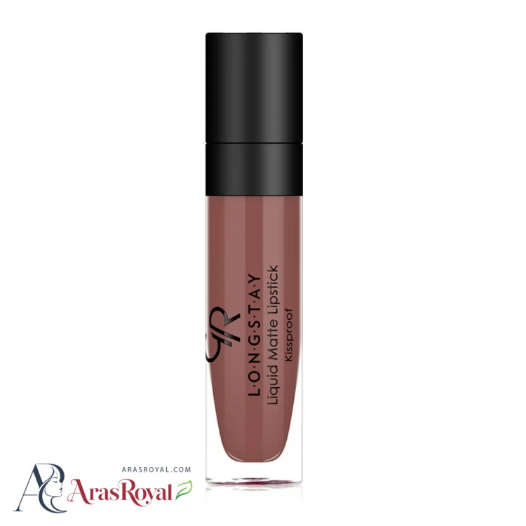 رژ لب مایع مات و بادوام گلدن رز Golden Rose شماره 22