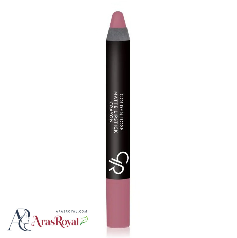 رژ لب مدادی مات گلدن رز Golden Rose مدل Crayon شماره 10