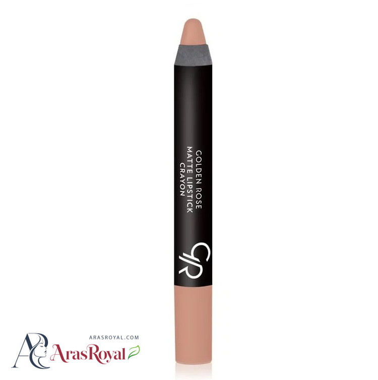 رژ لب مدادی مات گلدن رز Golden Rose مدل Crayon شماره 15