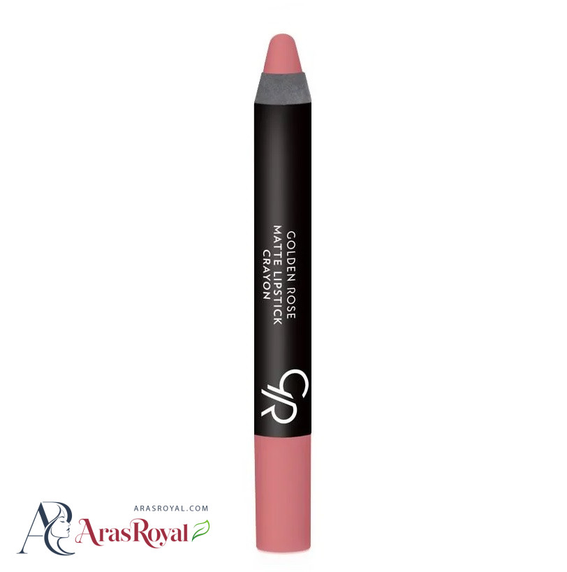 رژ لب مدادی مات گلدن رز Golden Rose مدل Crayon شماره 22