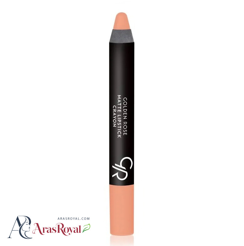 رژ لب مدادی مات گلدن رز Golden Rose مدل Crayon شماره 25
