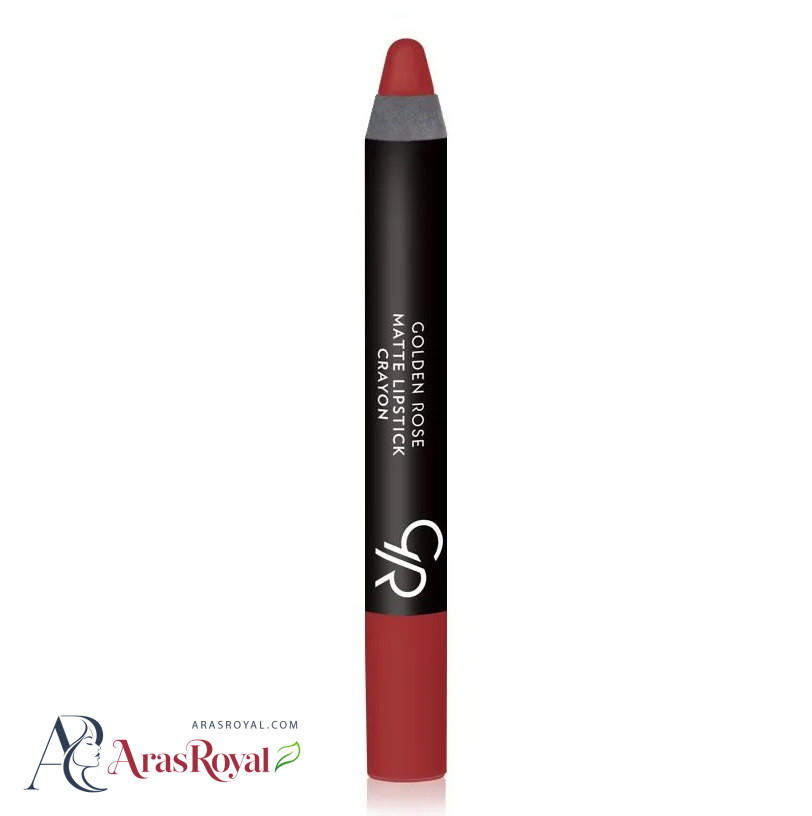 رژ لب مدادی مات گلدن رز Golden Rose مدل Crayon شماره 9