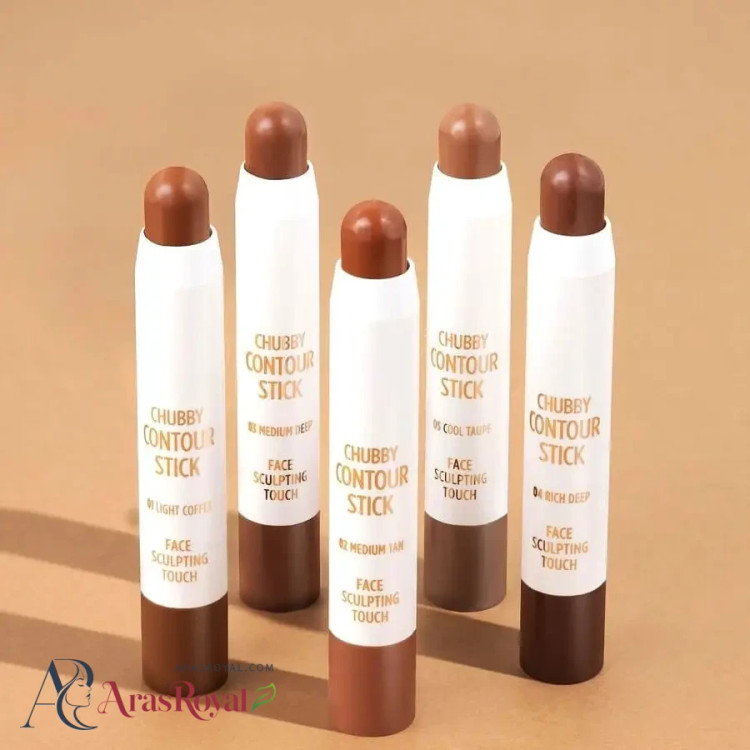 کانتور استیکی مدادی گلدن رز Golden Rose مدل Chubby رنگ 04 Rich Deep