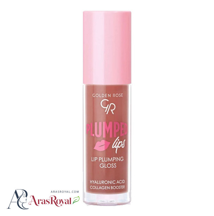 لیپ گلس حجم دهنده گلدن رز Golden Rose شماره 208