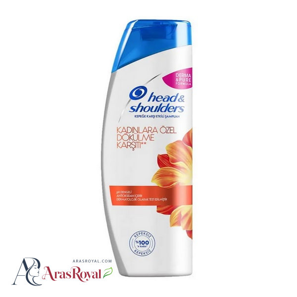 شامپو هد اند شولدرز ضد ریزش head & shoulders مخصوص بانوان و مو های رنگ شده و آسیب دیده