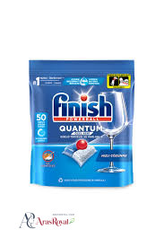 قرص ظرفشویی فیینیش کوانتوم finish Quantom Powerball بسته 50 عددی