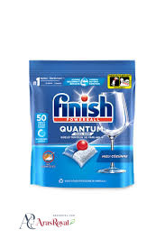 قرص ظرفشویی فیینیش کوانتوم finish Quantom Powerball بسته 50 عددی