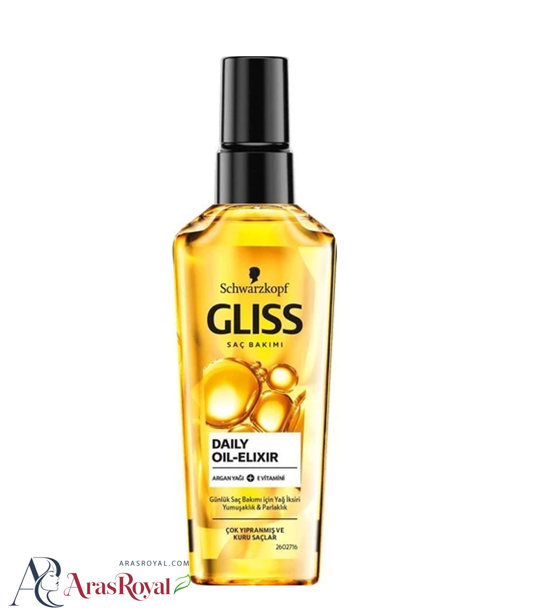 روغن آرگان گلیس GLISS حجم 75 میل مناسب همه مو ها