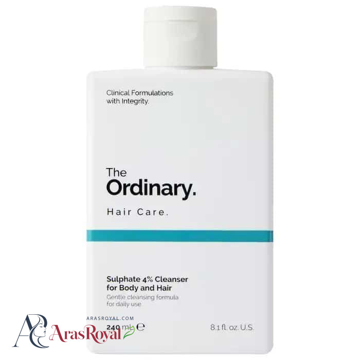 شامپو سر و بدن بدون سولفات اوردینری 240 میل Ordinary Sulphate 4% Cleanser