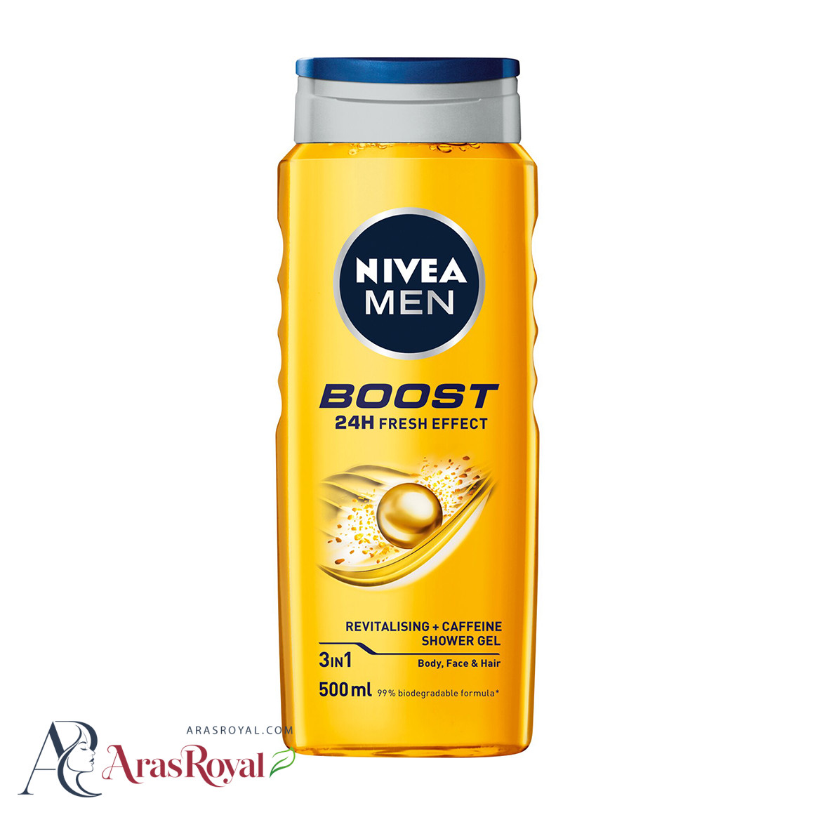 شامپو سر و بدن مردانه نیوا NIVEA مدل BOOST حجم 500 میل