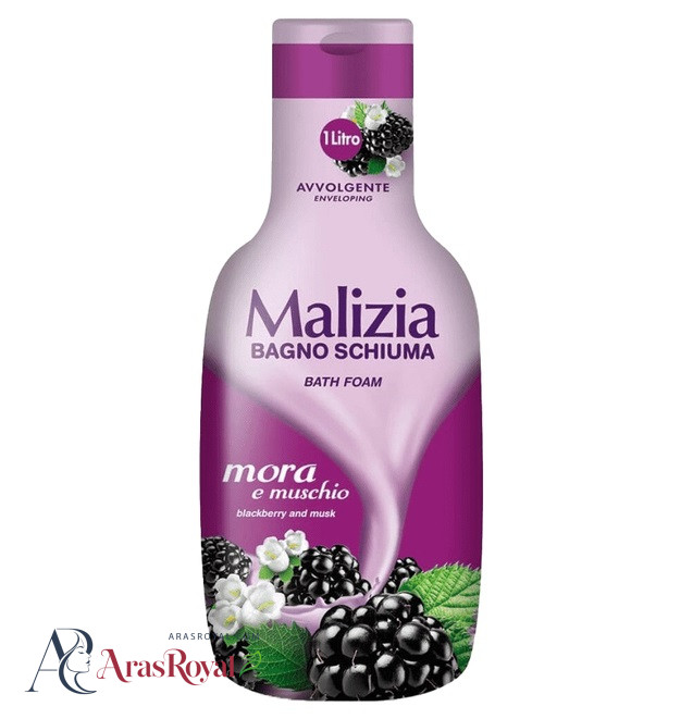 شامپو بدن مالزیا عصاره شاه توت گلی حجم 1000 میل MALIZIA