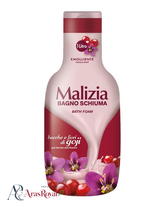 شامپو بدن مالزیا عصاره گل و گوجه بری حجم 1000 میل MALIZIA