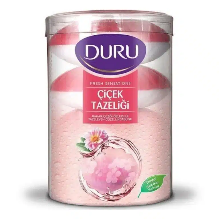 صابون دورو لیوانی 400 گرم حاوی عصاره شکوفه گل DURU