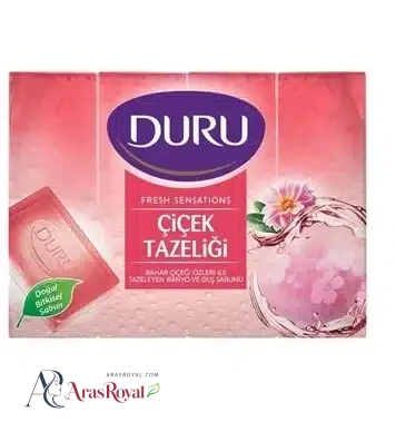 صابون دورو 600 گرم حاوی عصاره شکوفه گل DURU دست و بدن