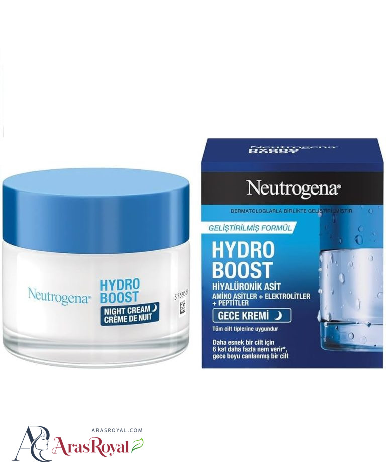 کرم شب نوتروژینا حجم 50 میل Neutrogena Hydro Boost GECE KREMI