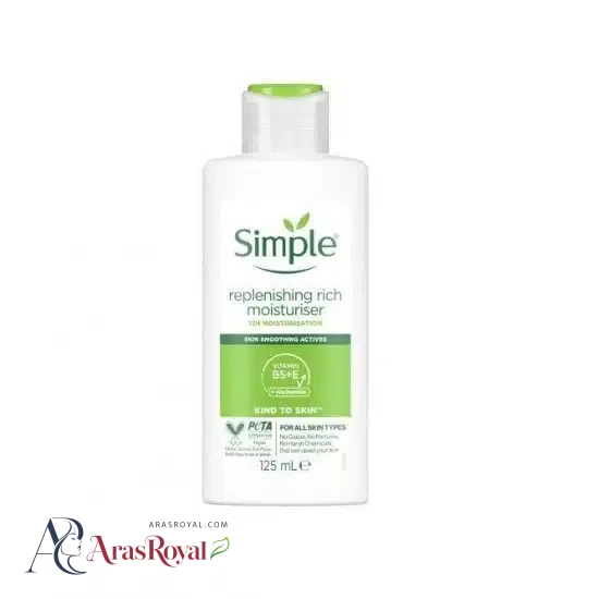کرم آبرسان و مرطوب کننده ریچ سیمپل Simple حجم 125 میل