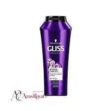 شامپو سر گلیس gliss بازسازی کننده مو رنگ بنفش مو مدلINTENSE THERAPY