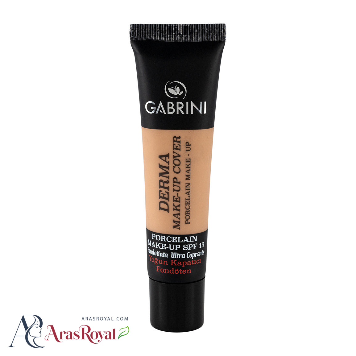 کرم پودر مات 24 ساعت درما گابرینی رنگ 101 Gabrini Derma Maku-Up Cover