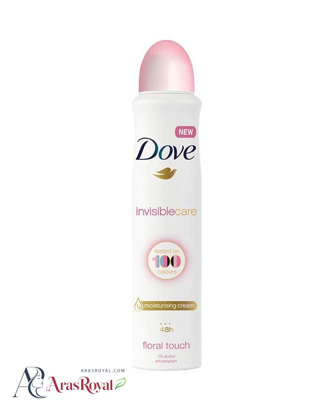 اسپری ضد تعریق زنانه داو Dove مدل floral touch حجم 250 میل