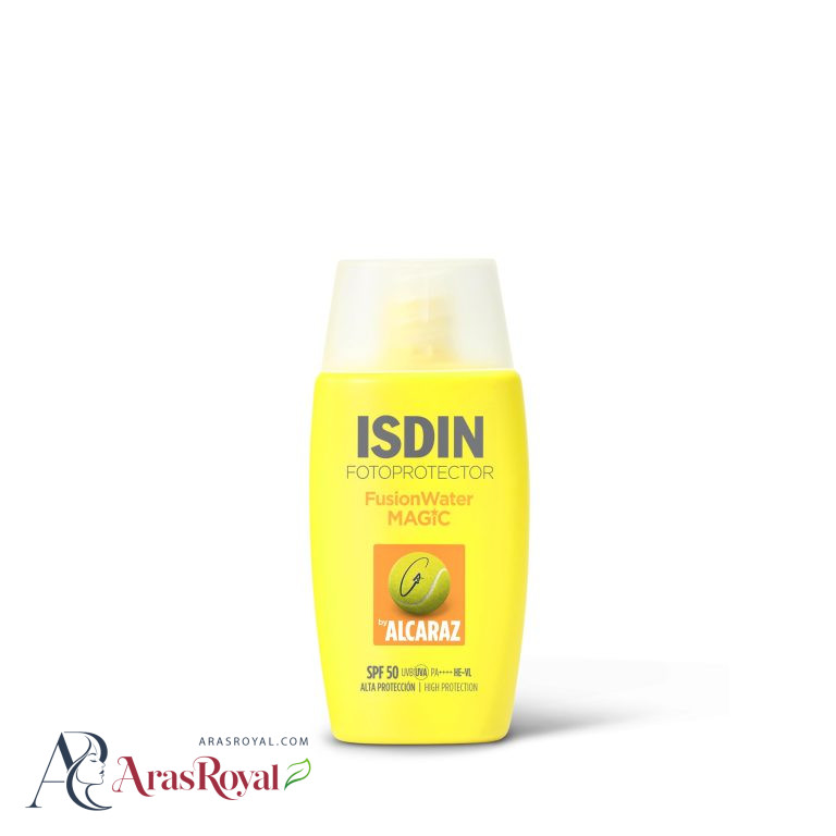 ضد آفتاب آبرسان ایزدین isdin مجیک آلکاراز SPF 50