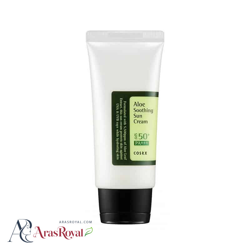 کرم ضد آفتاب آلوئه ورا کوزارکس SPF50 حجم 50 COSRX Aloe Soothing Sun Cream
