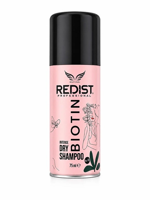 شامپو خشک ردیست مدل Biotin حجم 75 میل اورجینال Redist Biotin Dry Shampoo