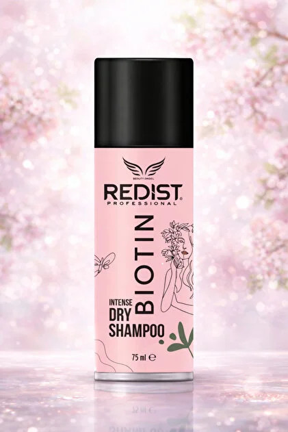 شامپو خشک ردیست مدل Biotin حجم 75 میل اورجینال Redist Biotin Dry Shampoo