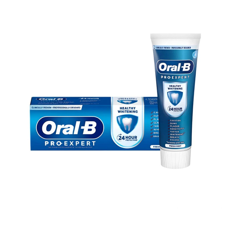 خمیر دندان حرفهای اورال بی Pro-Expert Professional Protection حجم 75 میلیلیتر اورجینال | محافظت 24 ساعته از 8 ناحیه ده